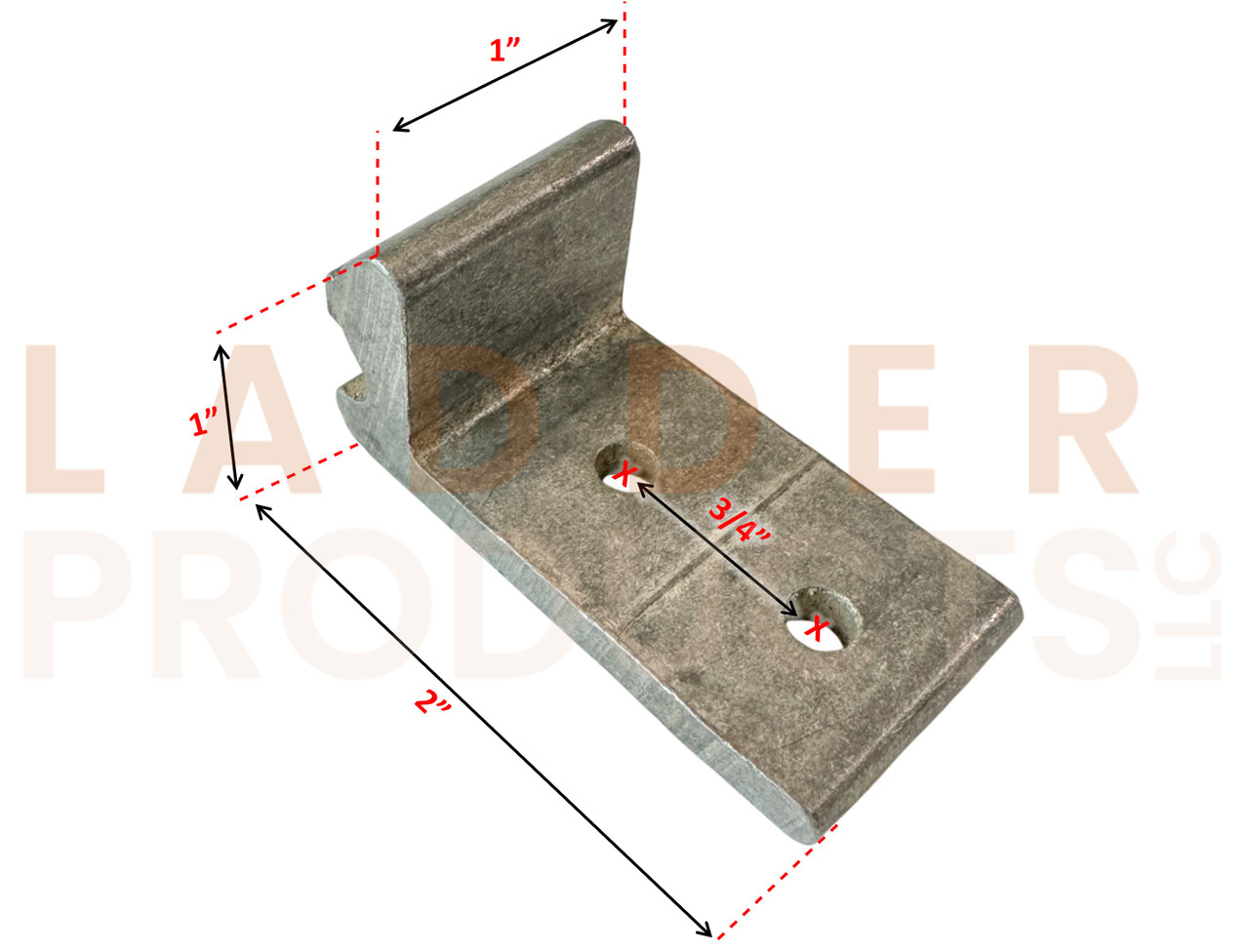LadderProducts.com | Louisville Fly Guide Bracket Stop 2- Holes Kit (1 Pair) For FE2000 Series Ladder