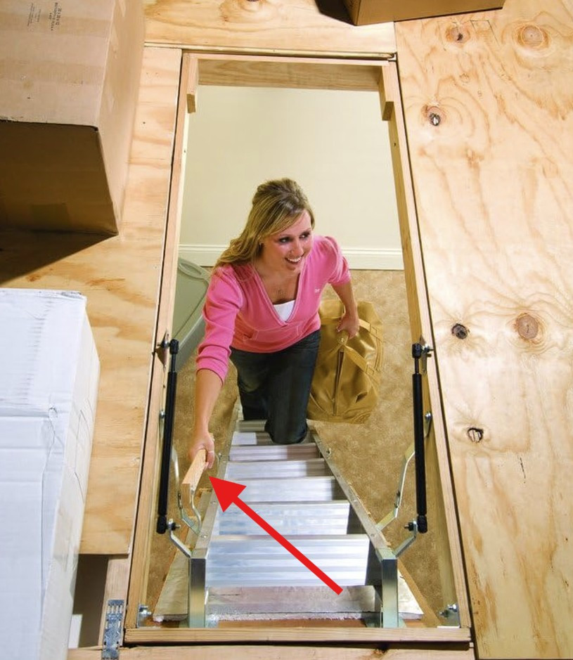 LadderProducts.com | Louisville Attic Ladder Replacement Handrail PK717