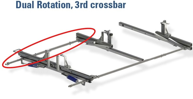 LadderProducts.com | Prime Design LH Low Roof Rotation Driveshaft Feature Kit FEA-0026 [4 FT – 5 FT]