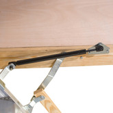 Louisville Attic Ladder Gas Spring Strut Cylinder Replacement Installation Manual