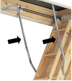 Werner 55-1 Attic Ladder Hinge Arm Spreader Installation Instructions