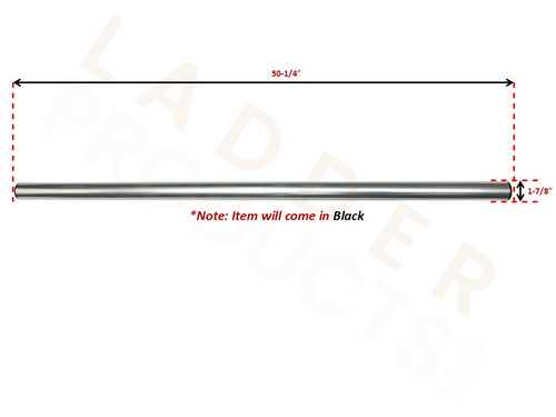 LadderProducts.com | Prime Design Roller Tube Assembly 49.75 in Tube for AluRacks ROL-7009-BLK