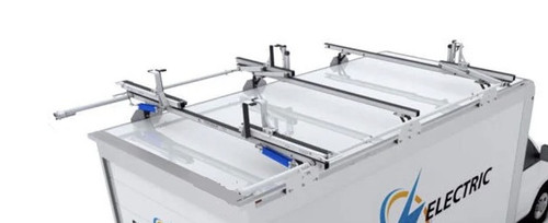 LadderProducts.com | Prime Design NextGen ErgoRack RR3-FT-72-M – Dual Side Drop-Down Ladder Rack with Middle Crossbar for Ford Transit (Mid/High Roof, All Wheelbases)