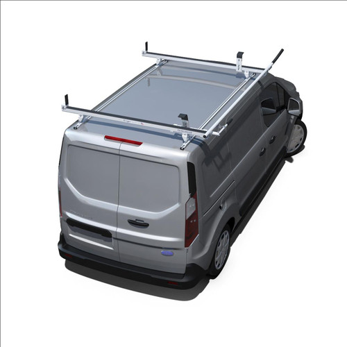 LadderProducts.com | Prime Design NextGen ErgoRack BC-FT-78-M – Base End Stop and Clamp-Down Ladder Rack for Ford Transit (Low Roof 84", All Wheelbases)