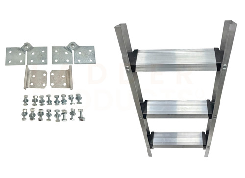 Louisville Aluminum Attic Ladder Bottom Section PK1282 for Models
