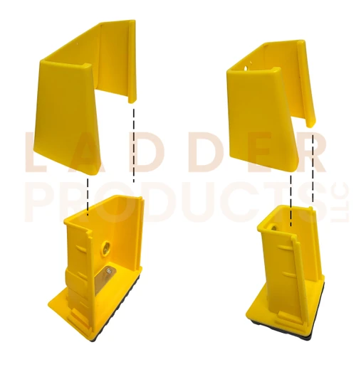 LadderProducts.com | Werner Replacement Foot Kit 21-77 for L6200 Lean Safe Step Ladder Series