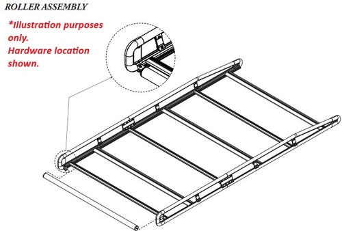 LadderProducts.com | Prime Design Roller Tube Kit ARK for AluRacks
