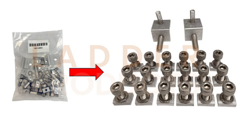 LadderProducts.com | Prime Design Hardware & Bolt Kit HKT-0083 for AluRack w/ Rollers