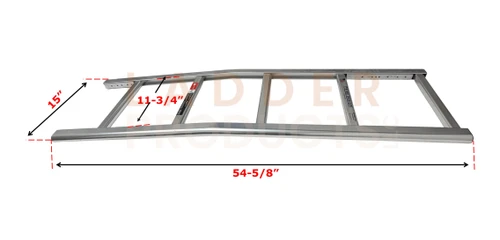 LadderProducts.com | Prime Design Rear Door Access Ladder Ford Transit - 84" Low Roof AAL-8010