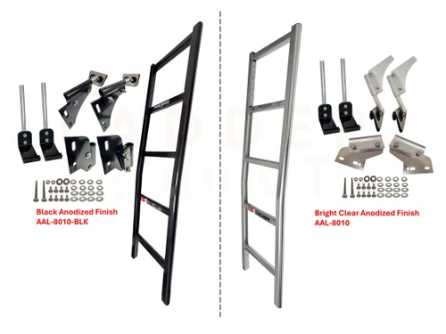LadderProducts.com | Prime Design Rear Door Access Ladder Ford Transit - 84" Low Roof AAL-8010