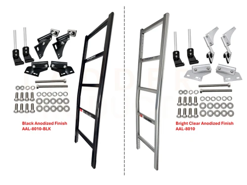 LadderProducts.com | Prime Design Rear Door Access Ladder Ford Transit - 84" Low Roof AAL-8010