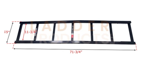 LadderProducts.com | Prime Design Rear Door Access Ladder Ford Transit - 101" Medium Roof AAL-8009