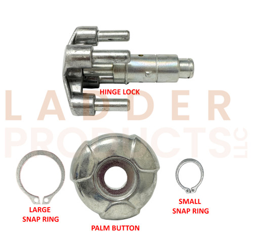 LadderProducts.com | Little Giant Quad Lock Steel Palm Button Assembly Kit 31213