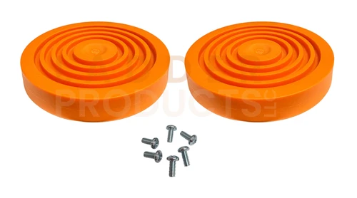 LadderProducts.com | Xtenda-Leg Ladder Leveler Replacement Orange Rubber Feet Kit 604
