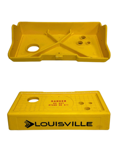 LadderProducts.com | Louisville Step Ladder Yellow Top Cap PR601025-WL