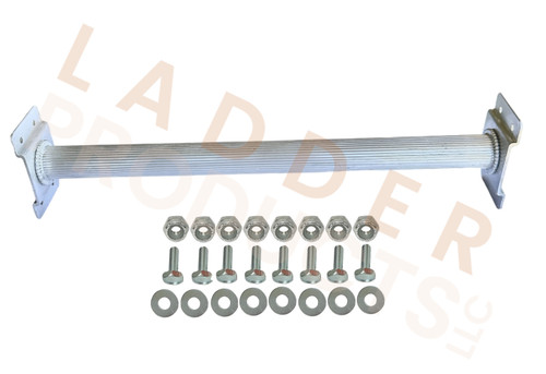 LadderProducts.com | Louisville Extension Ladder Base Rail Round Rung Step 17-1/4" PK144A-PC