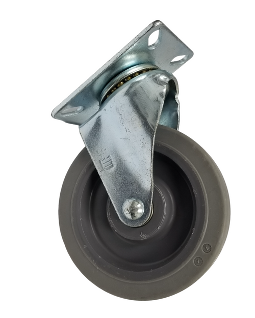 LadderProducts.com | 5" x 1-1/4" Thermoplastic Rubber Swivel Caster Wheel