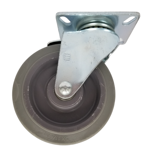 LadderProducts.com | 5" x 1-1/4" Swivel Caster Wheel with Top Lock Brake