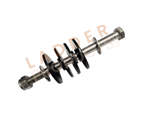 LadderProducts.com | Prime Design Drive Arm 5/16-18 x 4.25" Bolt with Step Rubber Washers BLT-850-G-IRA