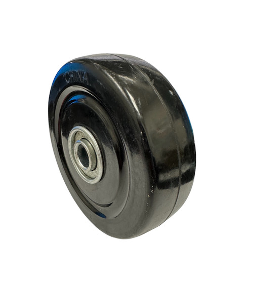 LadderProducts.com | 3-3/4" x 1" Black Wheel with 1/2" Ball Bearing Axle QHRB4H