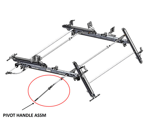 Adrian Steel T-Handle Streetside Drop Assembly 51316