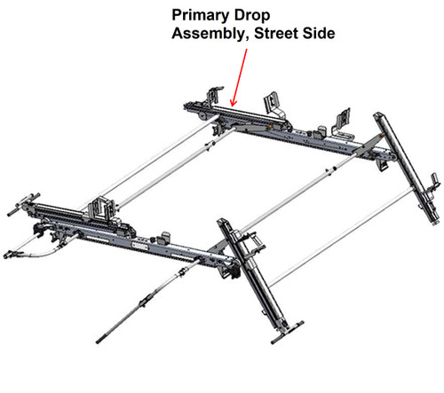 LadderProducts.com | Adrian Steel DDLR Primary Front Drop Assembly STREETSIDE 51318