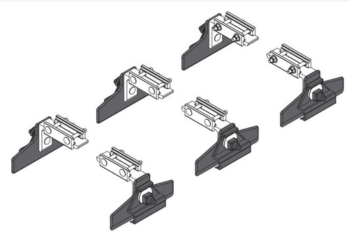 LadderProducts.com | Prime Design FBM-1067-BLK Ford E-Series Guttered Mounting Kit