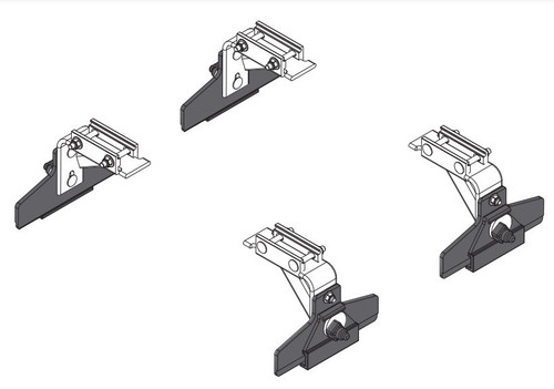 LadderProducts.com | Prime Design FBM-1068-BLK Ford E-Series Guttered Mounting Kit