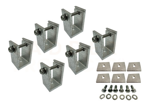 LadderProducts.com | Prime Design FBM-1009 Mercedes Sprinter Roof Mounting Kit - w/ Factory Channels
