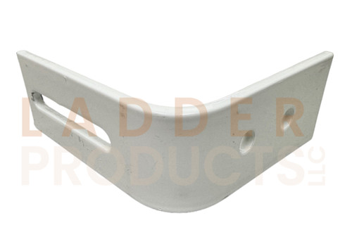 LadderProducts.com | Adrian Steel White L-Shaped Guide Post 5-1/2" 28478-0