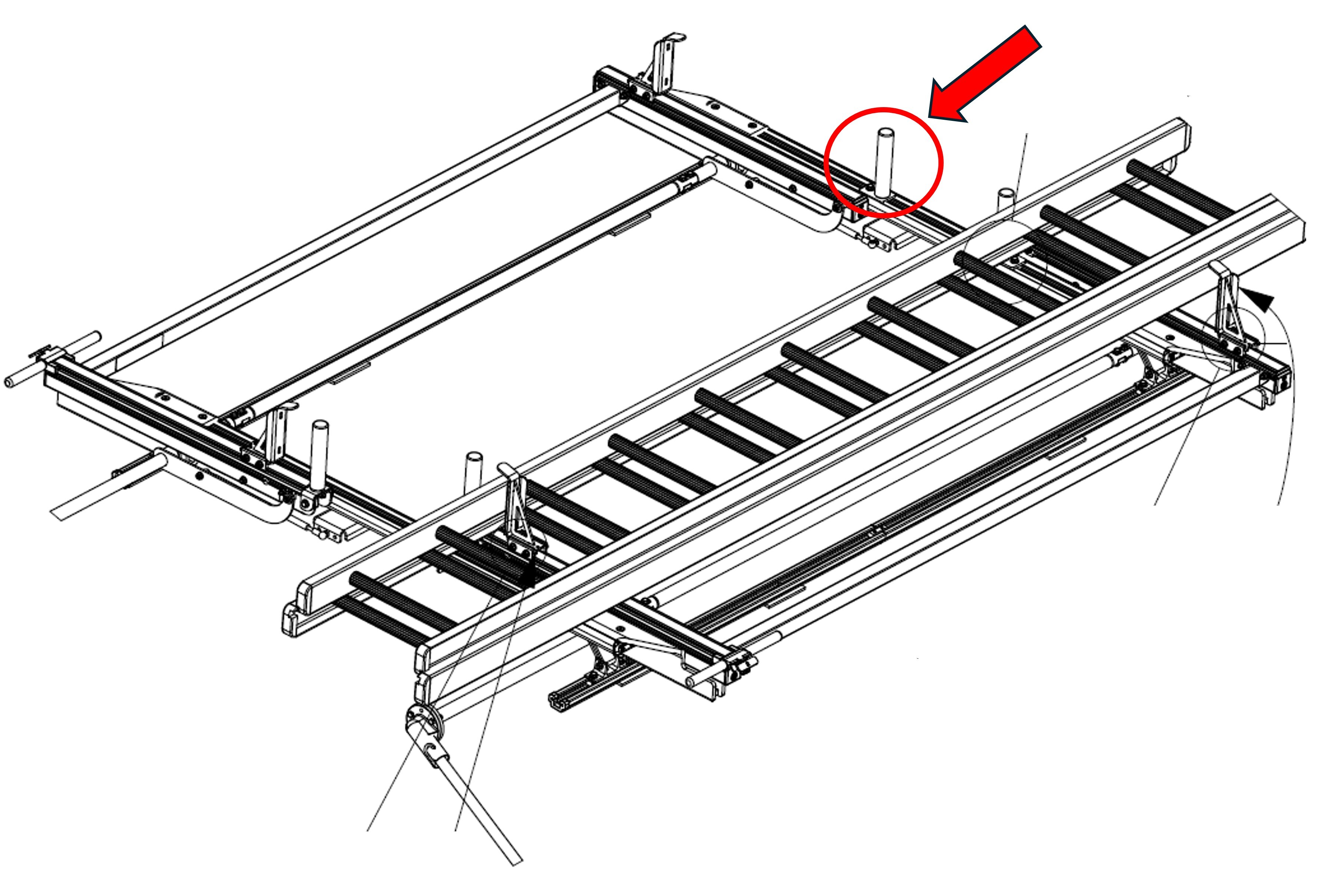 Adrian Steel ProLift Inner Post 68186-W