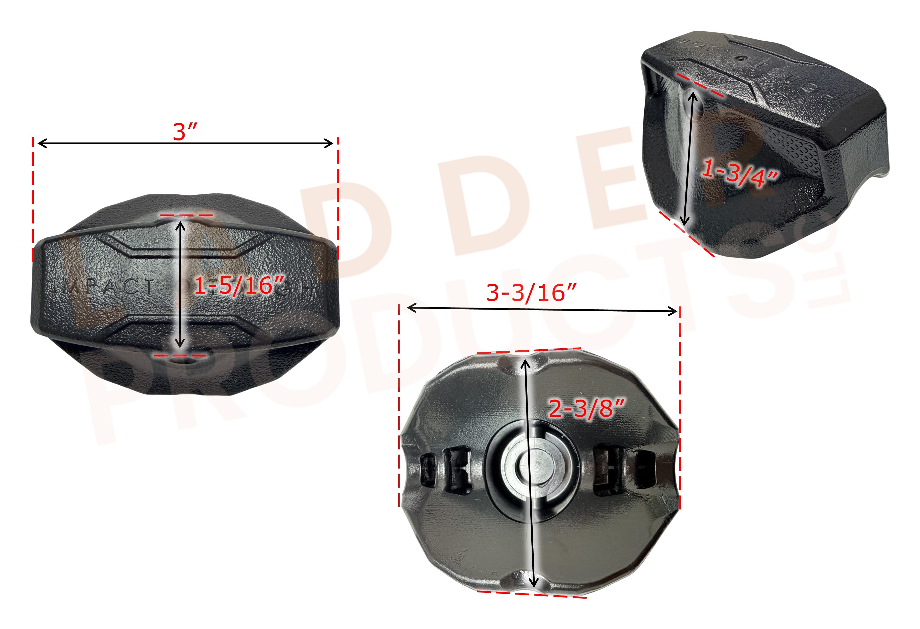 Gorilla Multi-Position Rail Lock Replacement (Twist Lock) GLMPXA