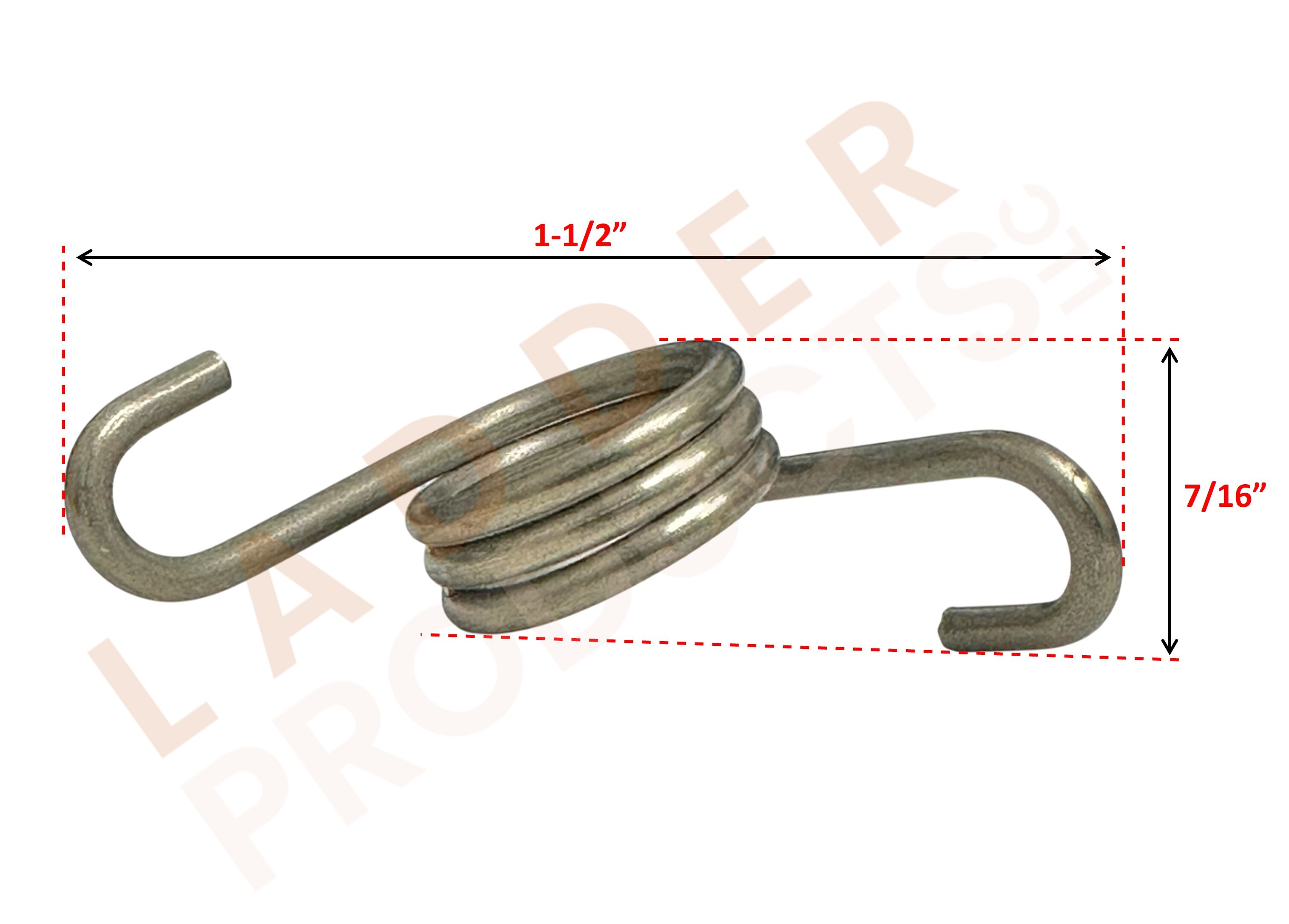 Werner Torsion Spring Left and Right 53923-03, 53923-04 (Under