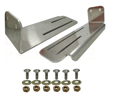 Altec Formed Aluminum Plate; Ladder Rack Brace 990249912 (pair w/ hardware)