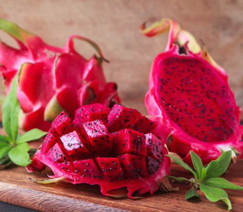 Hylocereus undatus  - Dragon Fruit, Red Seeds