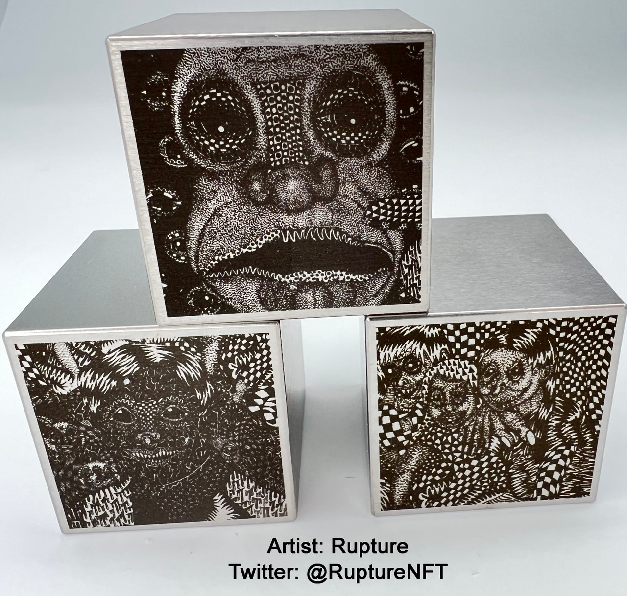 Custom Engraved 1.5" Tungsten Cube Midwest Tungsten Service