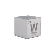 Tungsten 1.5" One Kilo Cube - Engraved Periodic Table Symbol  Tungsten 1.5" One Kilo Cube - Engraved Periodic Table Symbol