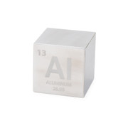 Aluminum 1.5" Cube - Engraved Periodic Table Symbol Aluminum 1.5" Cube - Engraved Periodic Table Symbol