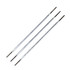 4" Chrome-Plated Tungsten Rod - Pack of 10