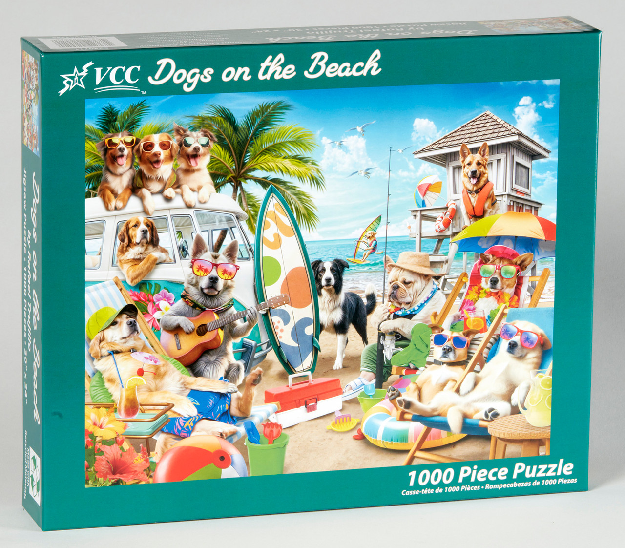 Dogs on the Beach Jigsaw Puzzle | 1000 PC - Vermont Christmas Company