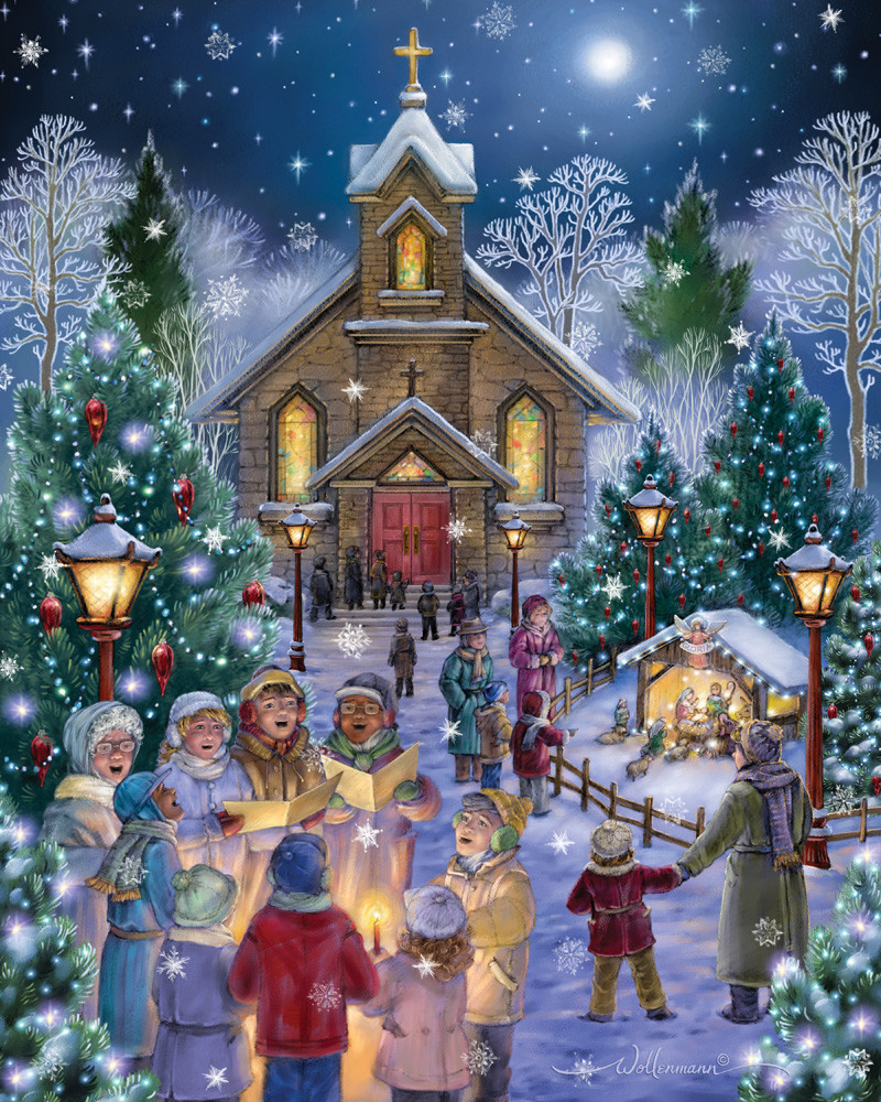 Midnight Mass Jigsaw Puzzle | 1000 PC - Vermont Christmas Company