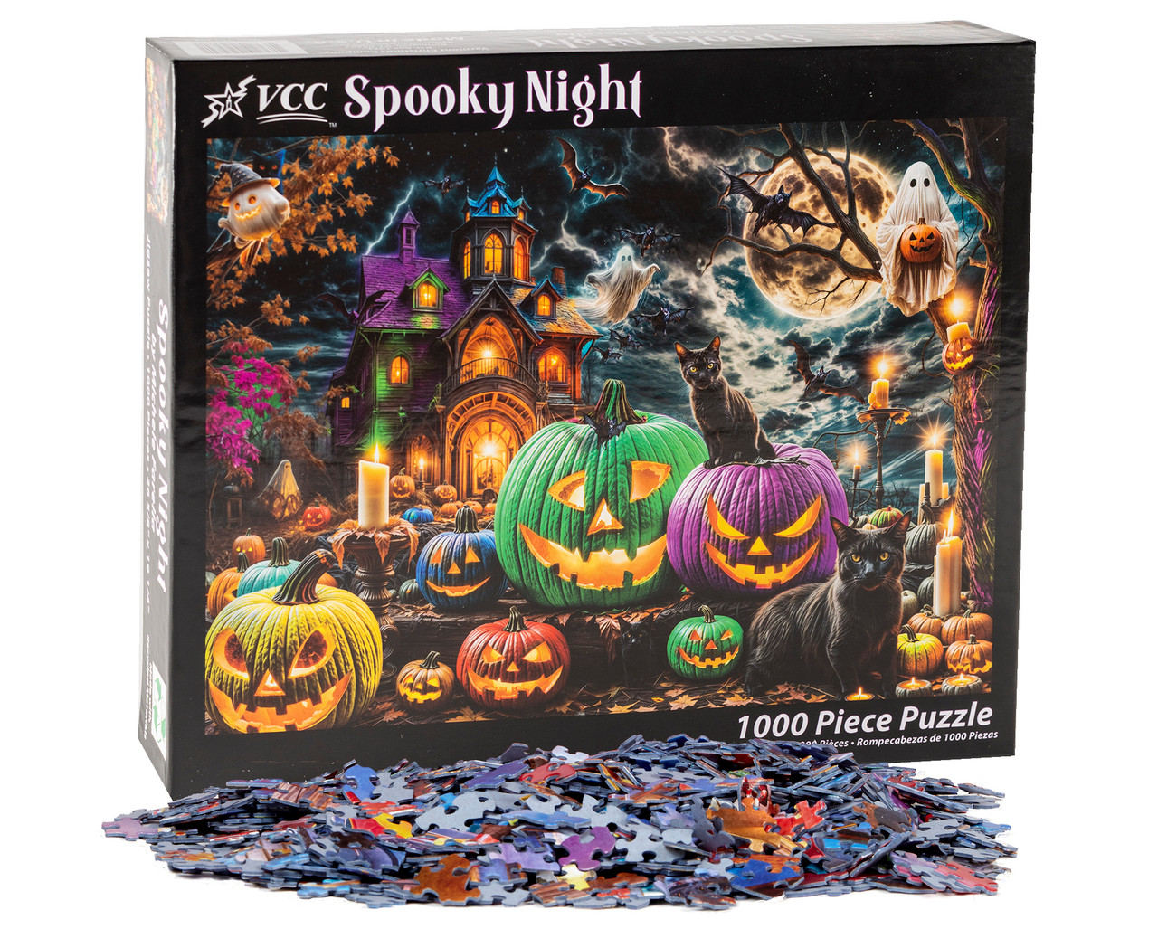 Spooky Night Jigsaw Puzzle | 1000 PC - Vermont Christmas Company