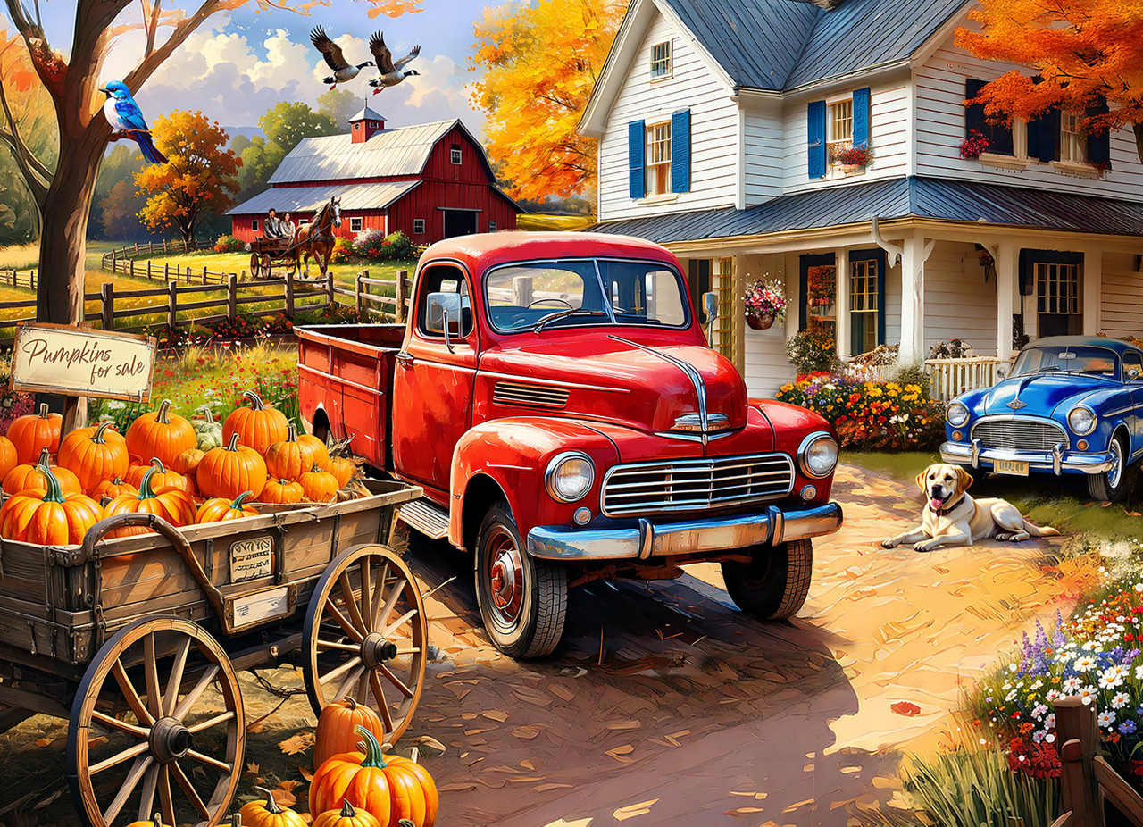 Memories of Fall Jigsaw Puzzle | 1000 PC - Vermont Christmas Company