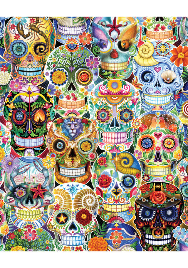 Day of the Dead Jigsaw Puzzle | 1000 PC - Vermont Christmas Company