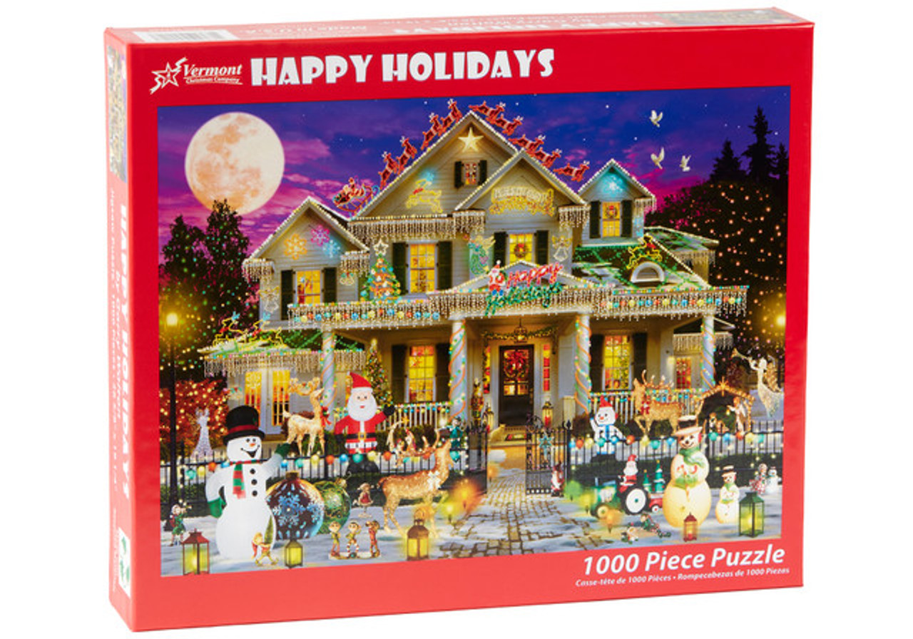 happyholiday☆ Holiday Living 14-in Happy Holidays Sign with Multicolor