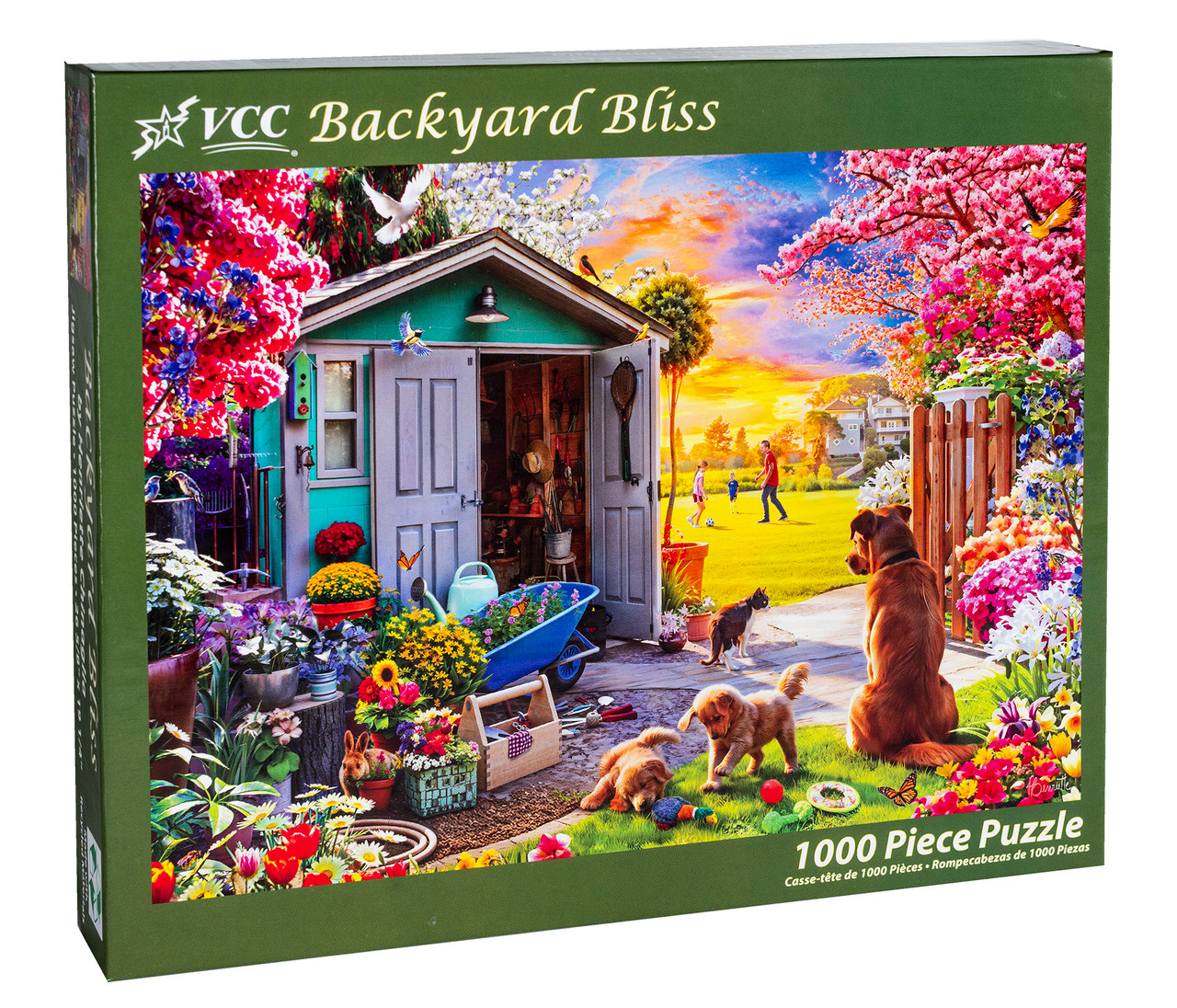 Backyard Bliss Jigsaw Puzzle | 1000 PC - Vermont Christmas Company