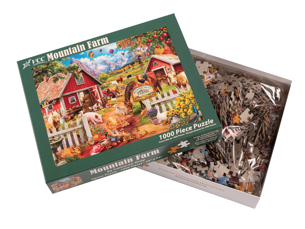 Mountain Farm Jigsaw Puzzle | 1000 PC - Vermont Christmas Company