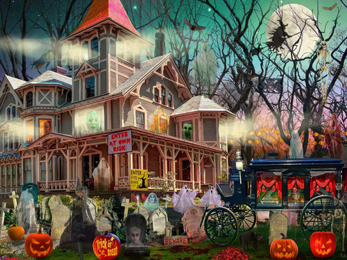 Haunted Mansion Jigsaw Puzzle | 550 Piece