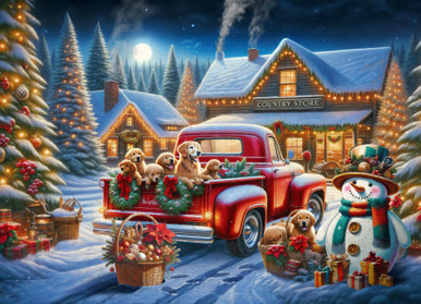 Christmas Retreat Jigsaw Puzzle | 1000 PC - Vermont Christmas Company