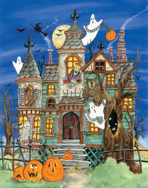 Haunted House Countdown to Halloween Calendar Haunted House Countdown to Halloween Calendar